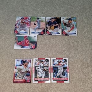 2015 & 2016 Boston Red Soxs card lot of 8